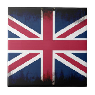 Brits Unievlag Jack Patriotic Design Tegeltje