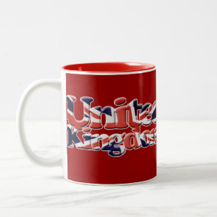 Brits Unievlag Jack Patriotic Design Tweekleurige Koffiemok
