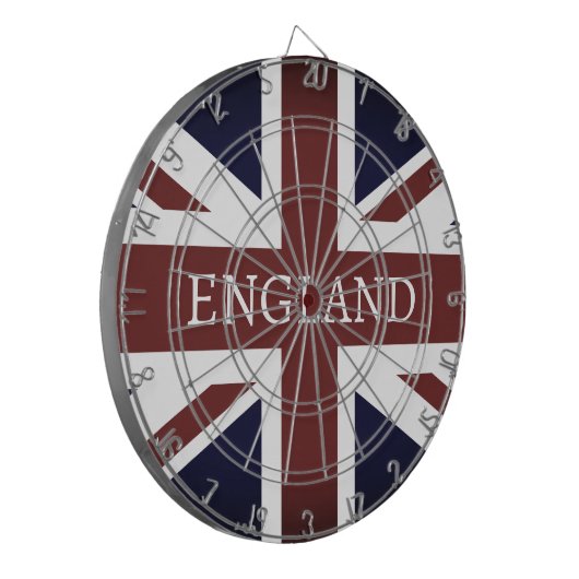  Brits Union Jack vlag aangepaste dartboard Dartbord (Voorkant Links)