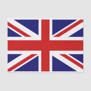 Brits Union Jack vlag cadeau verpakking tissuepapi Tissuepapier