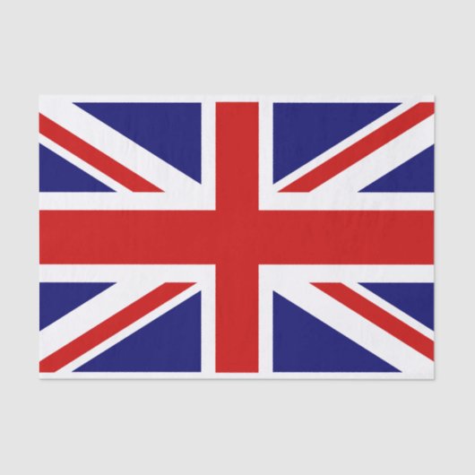 Brits Union Jack vlag cadeau verpakking tissuepapi Tissuepapier (Voorkant)