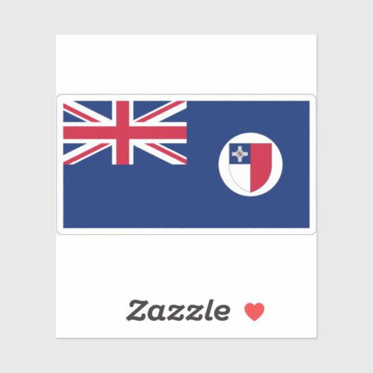 Brits vaandrig Malta (1943-1964) Sticker (Vel)