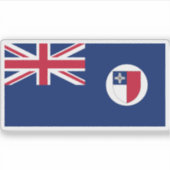 Brits vaandrig Malta (1943-1964) Sticker (Voorkant)