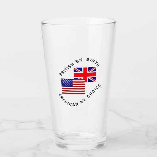 Brits van geboorte, Amerikaan uit keuze Glas (Voorkant)