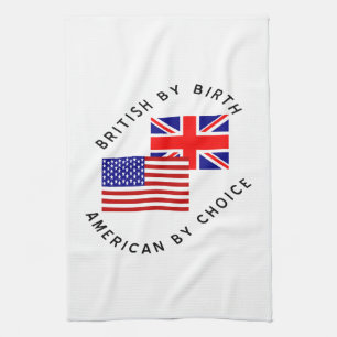 Brits van geboorte, Amerikaan uit keuze Zwarte tek Theedoek