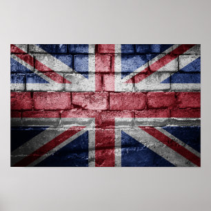 Brits vlag poster