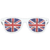Brits vlag retro zonnebril (Voorkant)