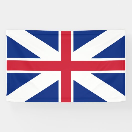 Brits vlaggen (1707-1800) Banner (Horizontaal)