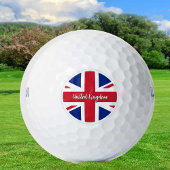 Brits vlaggen- en zeefschip golfballen