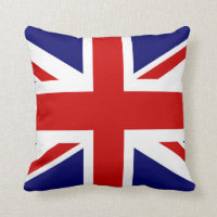 Brits vlaggen gooien kussen | Ontwerp van de unial