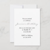 Brits vlaggen rode blauwe sparken glitters Monogra Kaart (Achterkant)