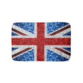 Brits vlaggen rode blauwe witte muggen badmat (Voorkant)