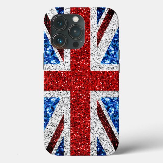 Brits vlaggen rode blauwe witte muggen Case-Mate iPhone case (Achterkant)