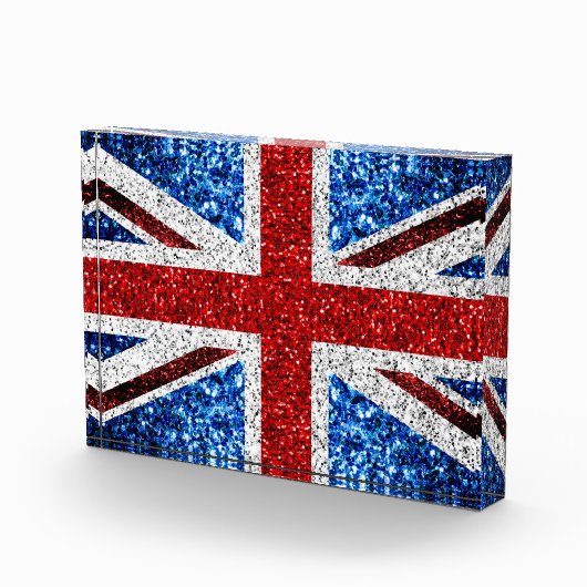 Brits vlaggen rode blauwe witte muggen fotoblokken (Rechts)