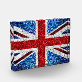 Brits vlaggen rode blauwe witte muggen fotoblokken (Links)