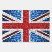 Brits vlaggen rode blauwe witte muggen inpakpapier vel (Voorkant 2)