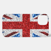 Brits vlaggen rode blauwe witte muggen iPhone hoesje (Achterkant horizontaal)