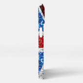 Brits vlaggen rode blauwe witte muggen iPhone hoesje (Rechterkant)