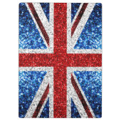 Brits vlaggen rode blauwe witte muggen klembord (Achterkant)