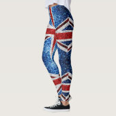Brits vlaggen rode blauwe witte muggen leggings (Links)