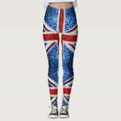 Brits vlaggen rode blauwe witte muggen leggings (Voorkant)