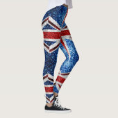 Brits vlaggen rode blauwe witte muggen leggings (Rechts)