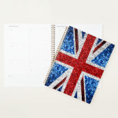 Brits vlaggen rode blauwe witte muggen planner (Display)