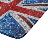 Brits vlaggen rode blauwe witte muggen snijplank (Hoek)