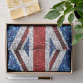 Brits vlaggen rode blauwe witte muggen tissuepapier (Geschenk)