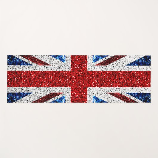 Brits vlaggen rode blauwe witte muggen yogamat (Voorkant (horizontaal))