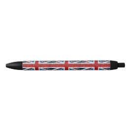 Brits vlaggen rode blauwe witte muggen zwarte inkt pen