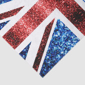 Brits vlaggen rode en blauwe muggen tissuepapier (Detail)