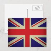 Brits vlaggenontwerp briefkaart (Voorkant / Achterkant)