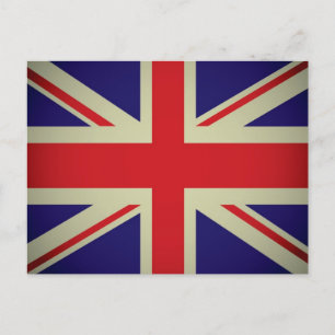 Brits vlaggenontwerp briefkaart