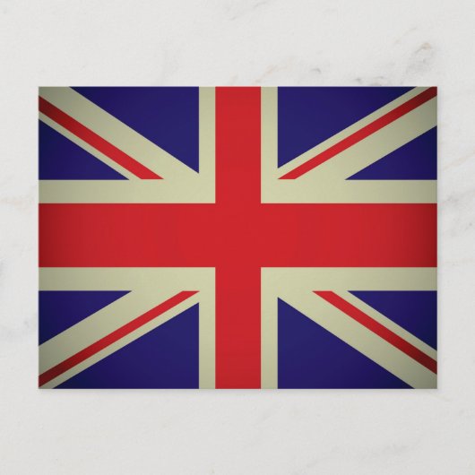 Brits vlaggenontwerp briefkaart (Voorkant)