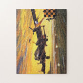 Brits vliegtuig met WWII-bomber dat opstart Legpuzzel (Verticaal)