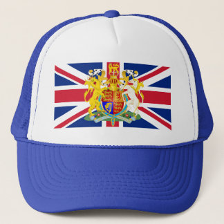 Brits wapenschild en vlag trucker pet