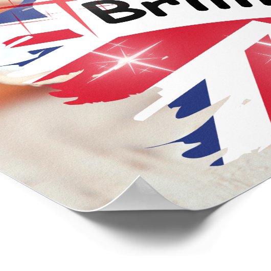 Brits Woord voor Gehakt Pies - BRILLIANT Poster (Hoek)