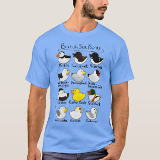 Brits Zee vogels T-shirt
