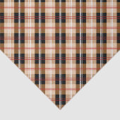 Brits zwart en taankleurig gelooid tissuepapier (Detail)