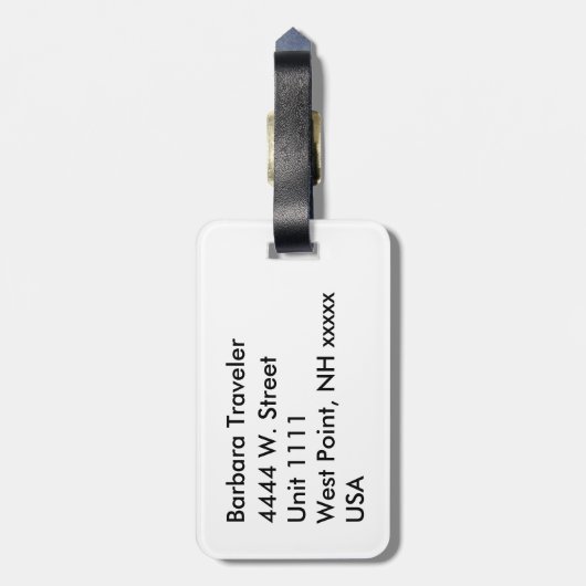 Brits zwarte en tantaarnschildklier bagagelabel