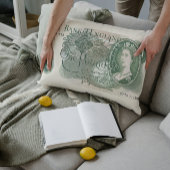 Britse 1970 £ 1 Note Cushion - Queen Elizabeth II Kussen