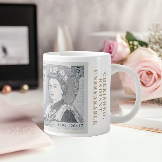 Britse 1971 £ 5 Note Mok - Queen Elizabeth II