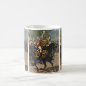 Britse 1e Life Guards van de Household Cavalry op Koffiemok (Center)