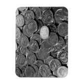 Britse 5-pence-munten magneet (Verticaal)