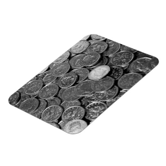 Britse 5-pence-munten magneet (Linkerzijde)