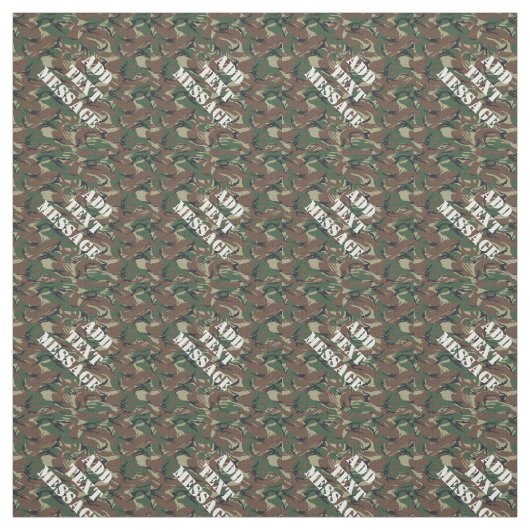 Britse 95 Groene Militaire Camouflage Stof (Swatch)
