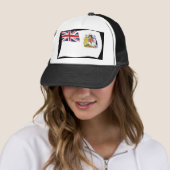 Britse Antarctische Vlag Hoed Trucker Pet (In situ)