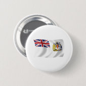 Britse Antarctische Vlag Knop Ronde Button 5,7 Cm (Voorkant /achterkant)