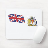 Britse Antarctische Vlag Muismat (Met muis)